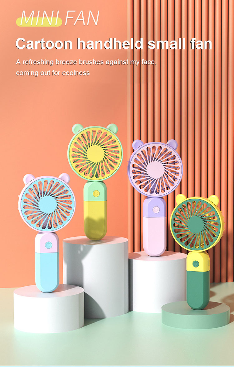 Handheld Fan,Y19 Portable Fan, Air Cooling Desktop Fan Y19, Rechargeable Fan, Mini Fan with Base, Y19 Small Fan, Y19 Pocket Fan, Mini Fans Y19